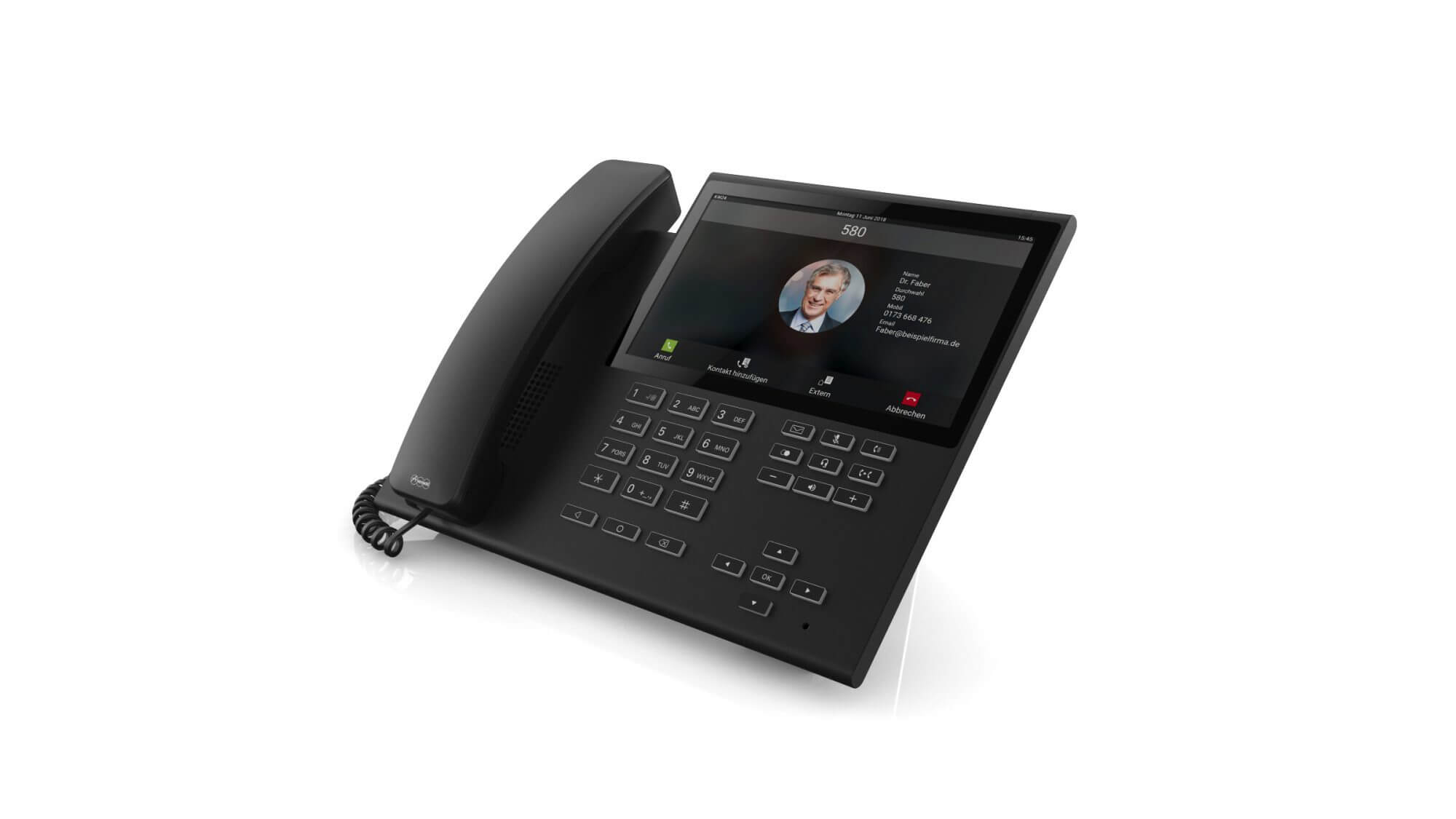 Auerswald D600 System Phone Touchscreen infocenter